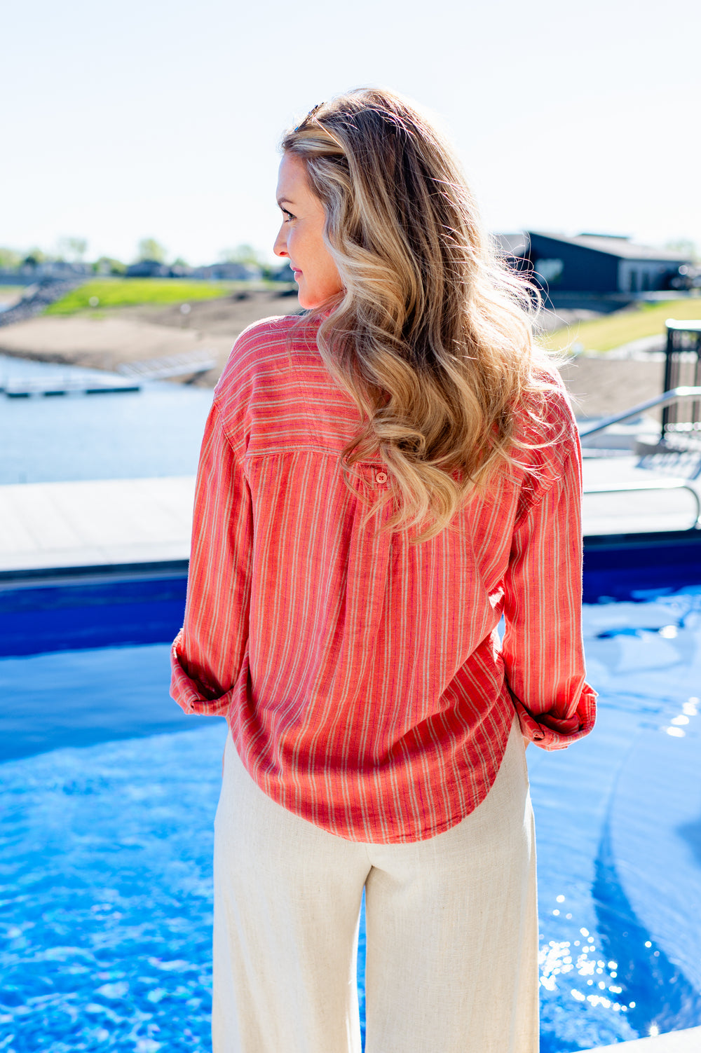 Striped Linen Laurel Shirt