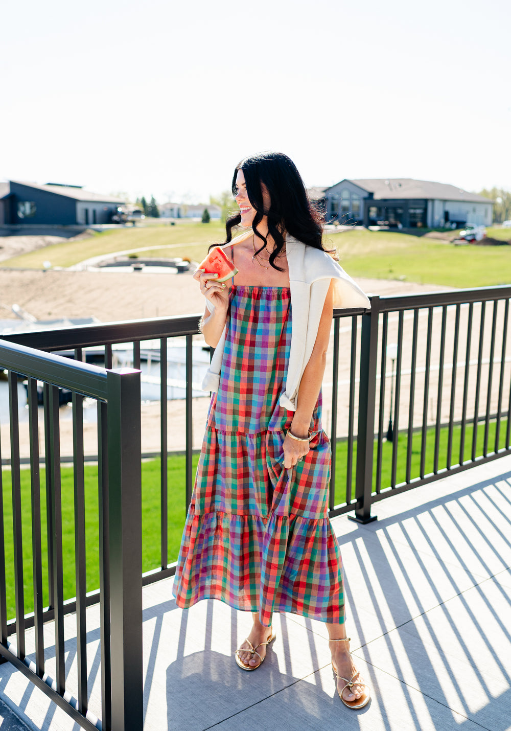 A Ballad Plaid Dress
