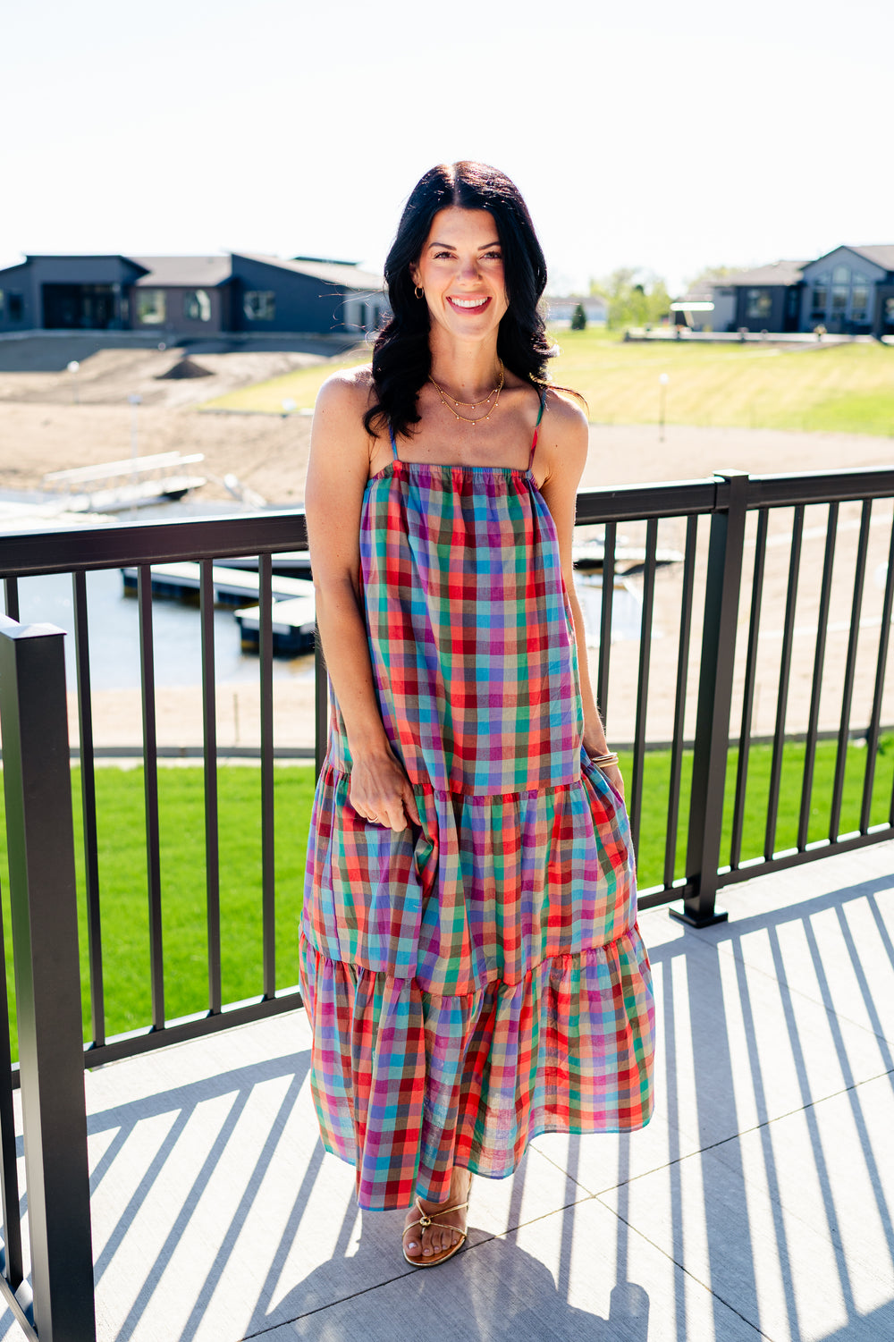 A Ballad Plaid Dress
