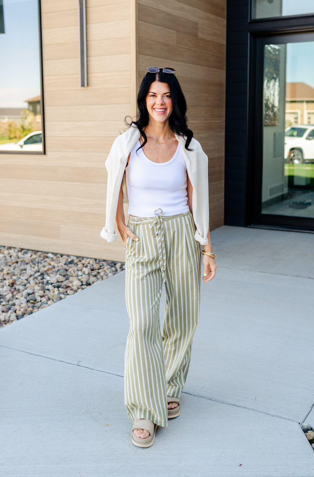 Everyone We Meet Stripe Pants