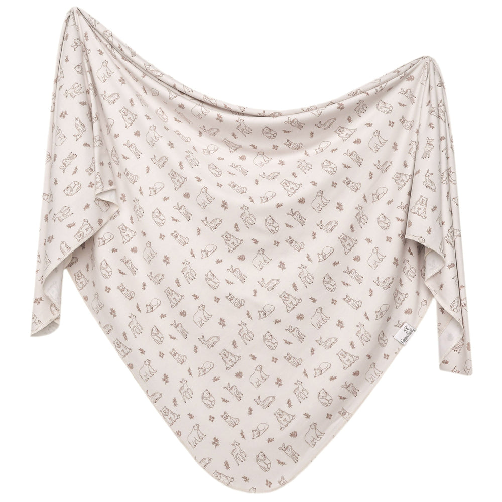 Printed Knit Swaddle Blanket