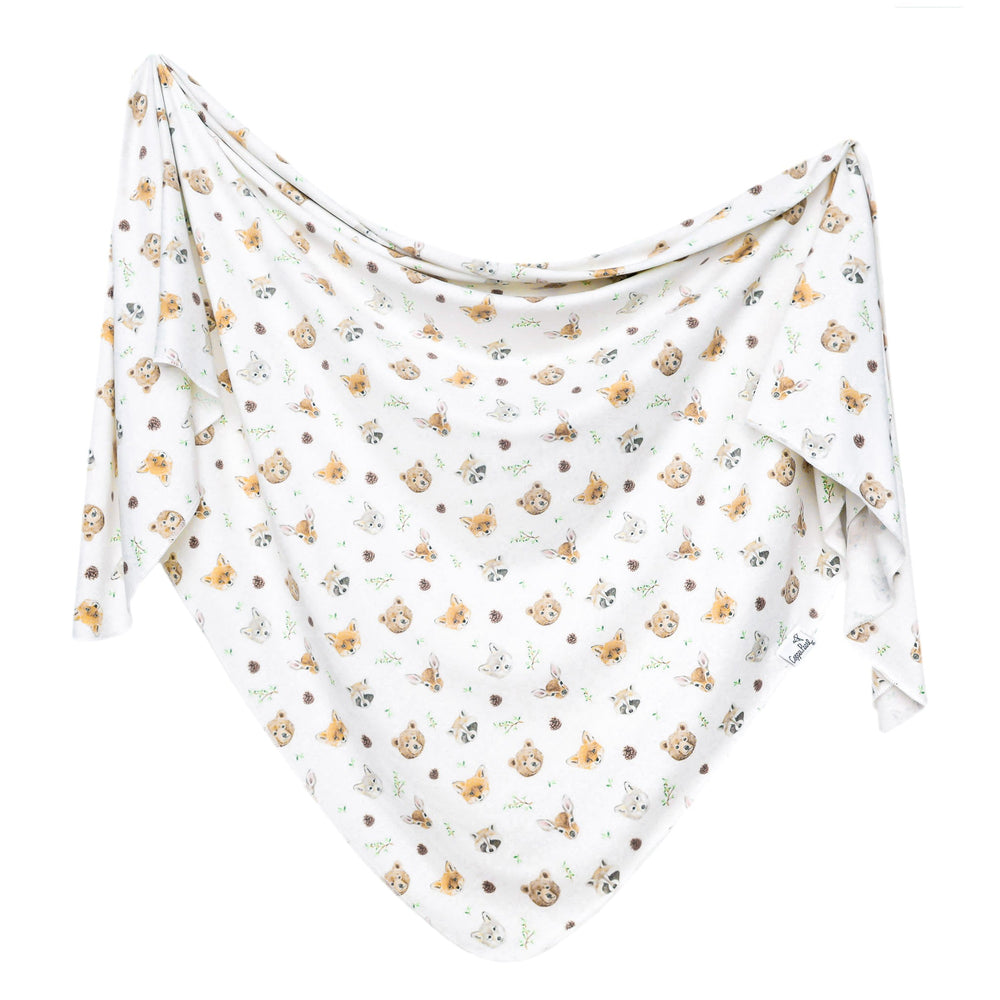 Printed Knit Swaddle Blanket