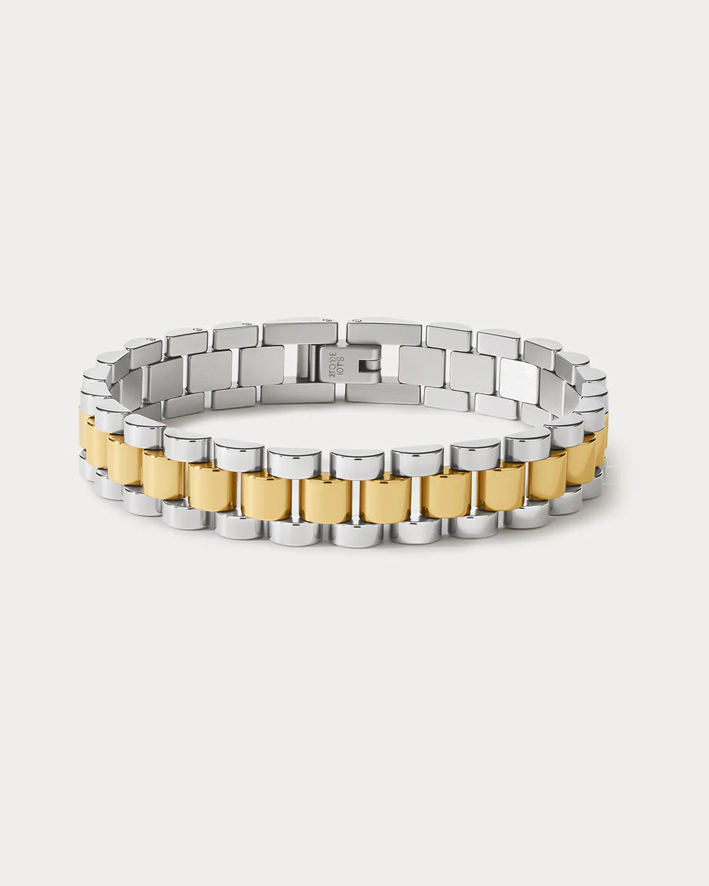 Two-Toned Timepiece Bracelet
