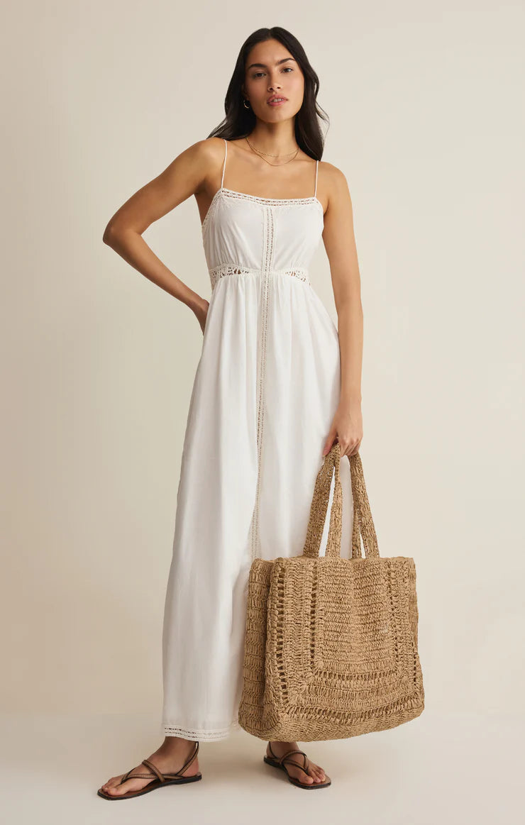 Hideaway Raffia Tote