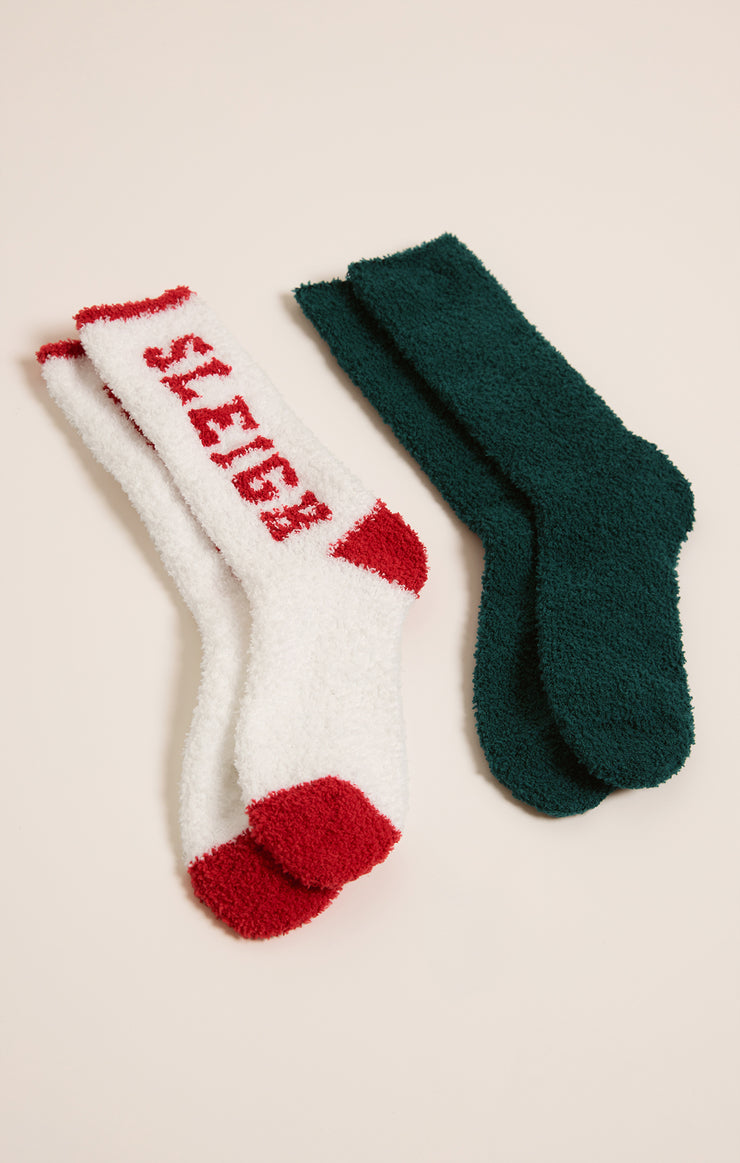 Sleigh Sock 2-Pack