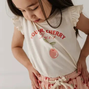 You Are Cherry Sweet Girl's Sleeveless Top