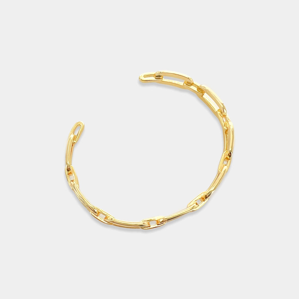 087 Enamel Paperclip Cuff