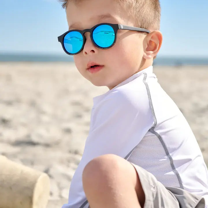Jet Black Keyhole - Cobalt Polarized Lenses