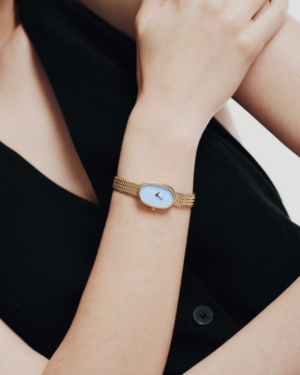 Jane Mini Tethered Metal Bracelet Watch in