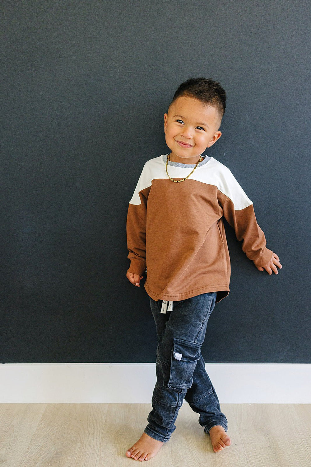 Burke Long Sleeve Brown