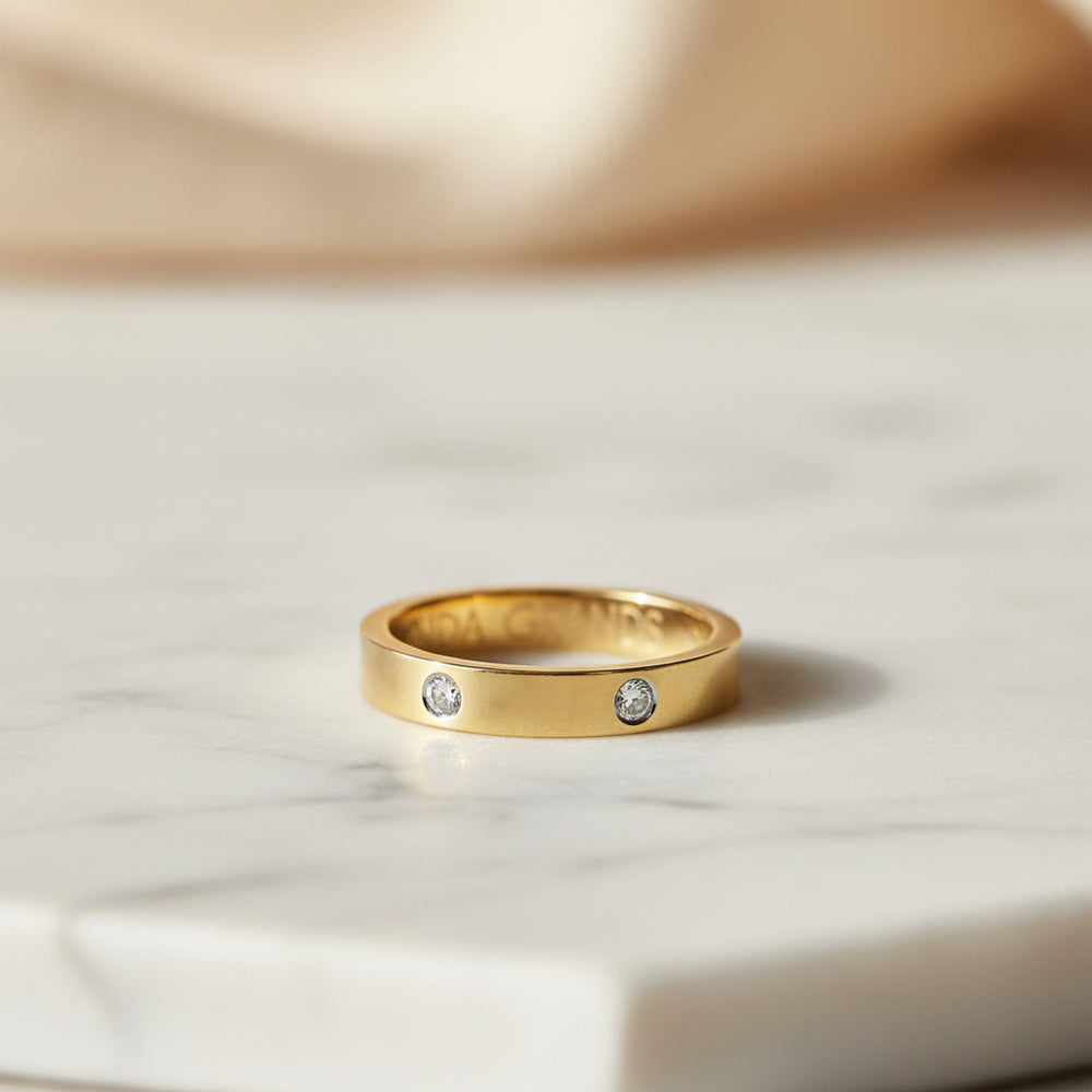 Waterproof Tennis Ring Band
