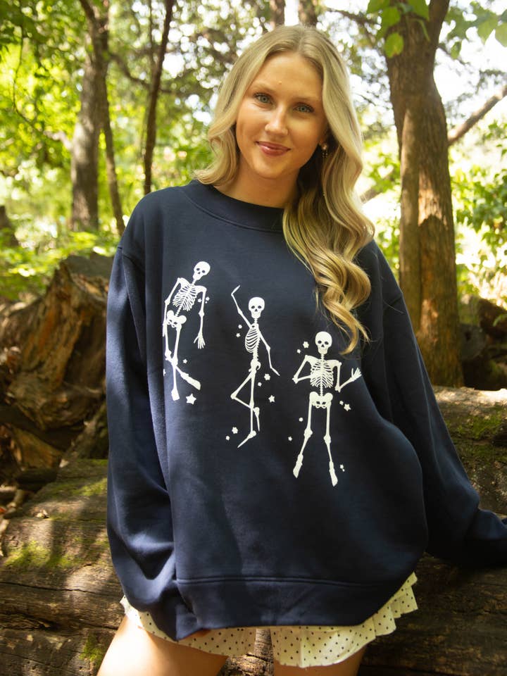Dancing Skeletons Mockneck