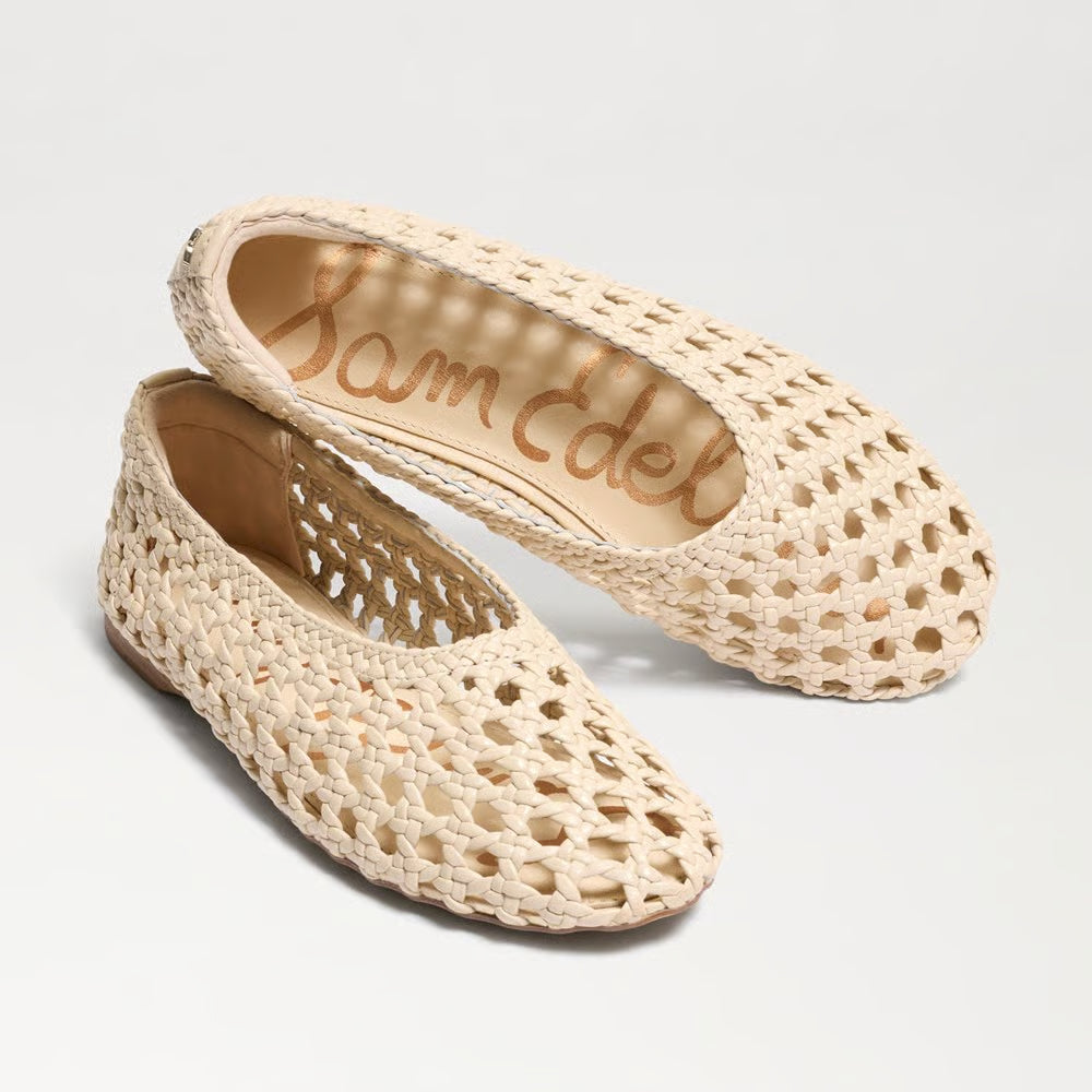 Shira Woven Leather Flats