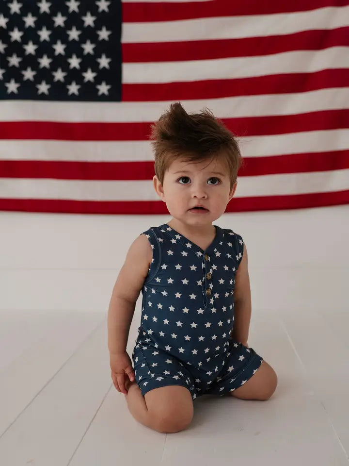 American Stars Boy's Sleeveless Romper