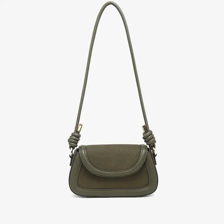 Marina Suede Crossbody Bag