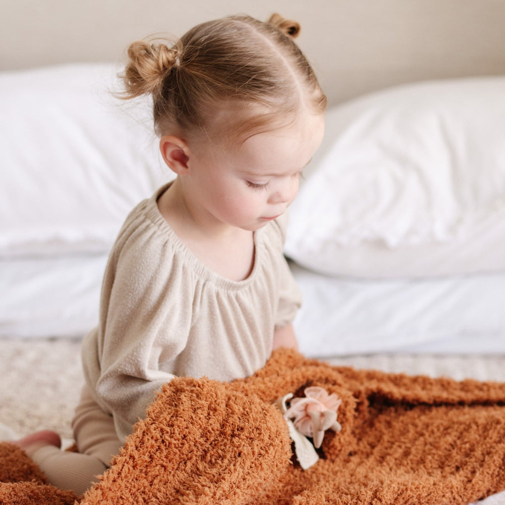 Ribbed Bamboni Mini Blanket