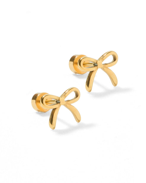 Sadie Bow Screwback Stud
