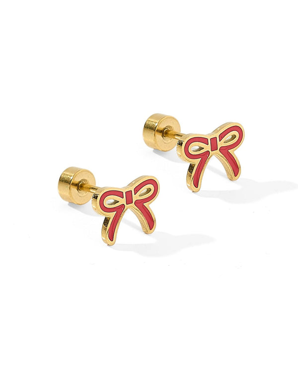 Sadie Bow Screwback Stud