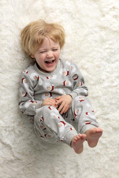 Grey Santa 2-Piece Jogger Set